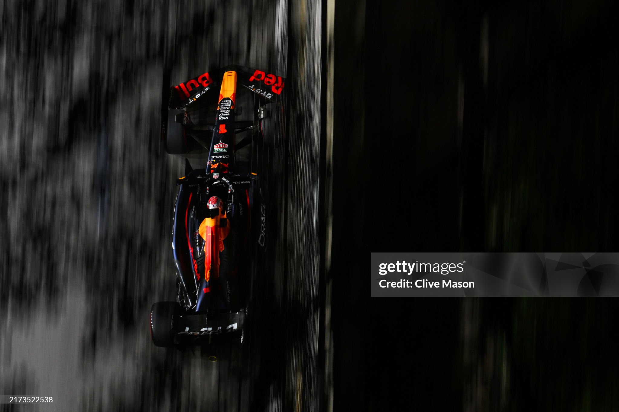 Max Verstappen driving the Red Bull RB20 on track during qualifying ahead of the F1 Grand Prix of Singapore at Marina Bay Street Circuit on September 21, 2024. 