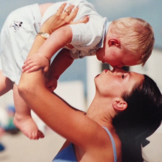 Max Verstappen with his mother Sophie-Marie Kumpen. She could have been one of the best F1 drivers of all time but gave up dream at 21.