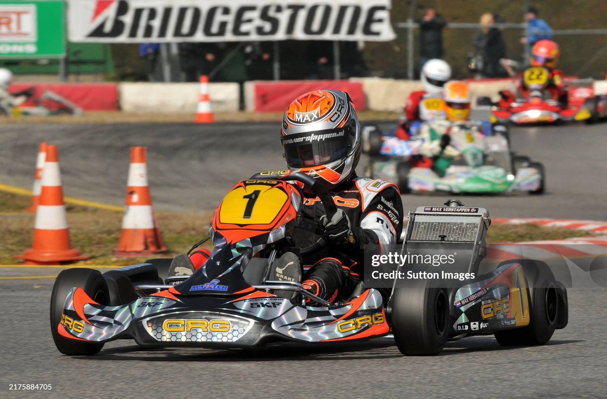 Max Verstappen, CRG, finished second in the 2010 Winter Cup at Lonato, Italy, on 19 - 21 February 2010. 