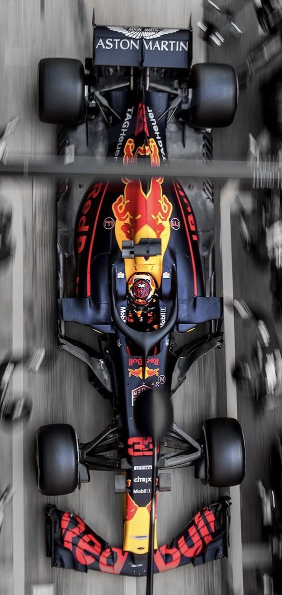 Max Verstappen in a Red Bull.