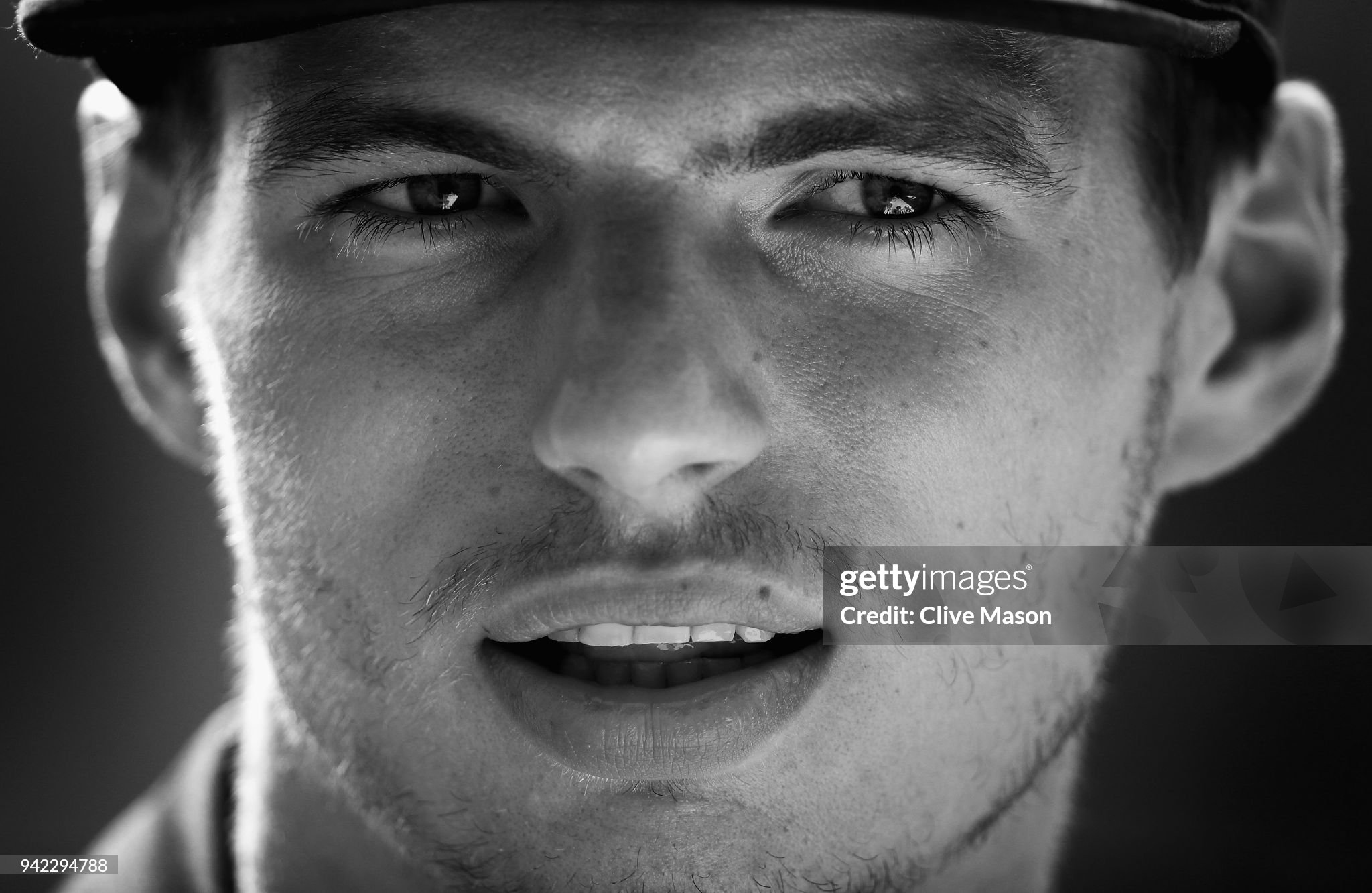 Max Verstappen looks on in the paddock during previews ahead of the Bahrain Formula One Grand Prix at Bahrain International Circuit on April 5, 2018. 