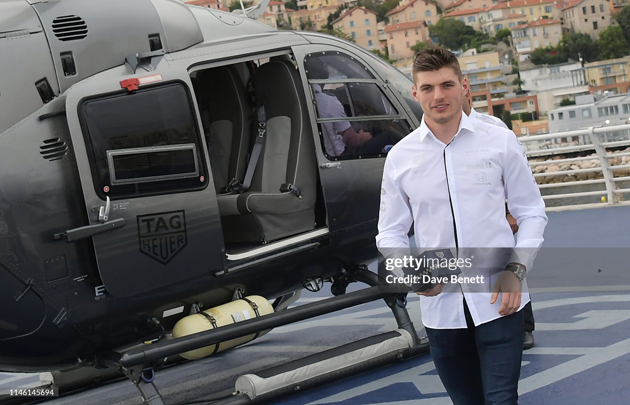 Max Verstappen attends an intimate dinner hosted by TAG Heuer kicking off the Monaco Formula 1 Grand Prix weekend by unveiling the Monaco 1969-1979 Limited Edition, the first of five new Monaco collector timepieces celebrating the 50th anniversary of the iconic watch, on 24 May 2019 in Monaco. 