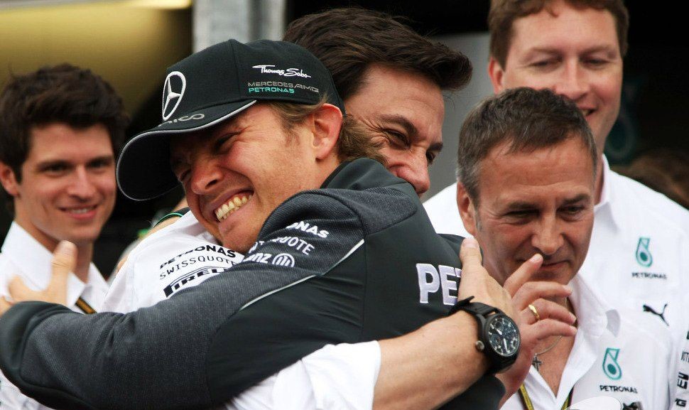 Nico Rosberg and Toto Wolff, Monaco 2014.