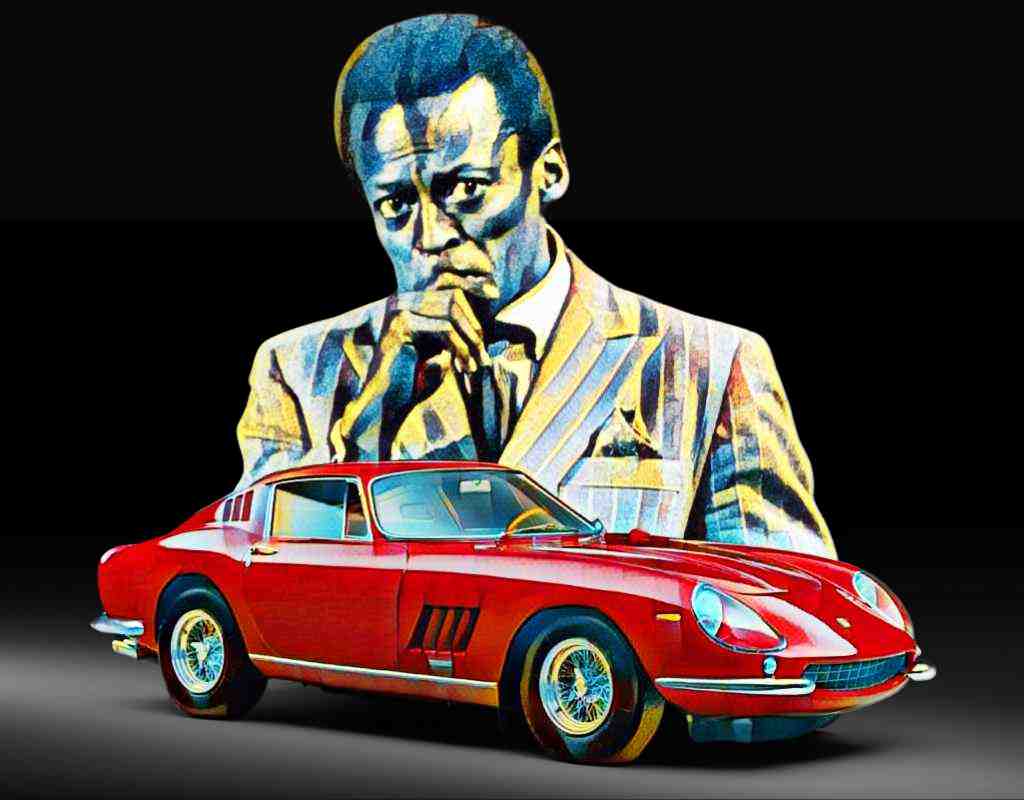 Miles Davis and his Ferrari 275 GTB.