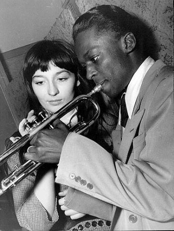 Miles Davis and Juliette Greco.