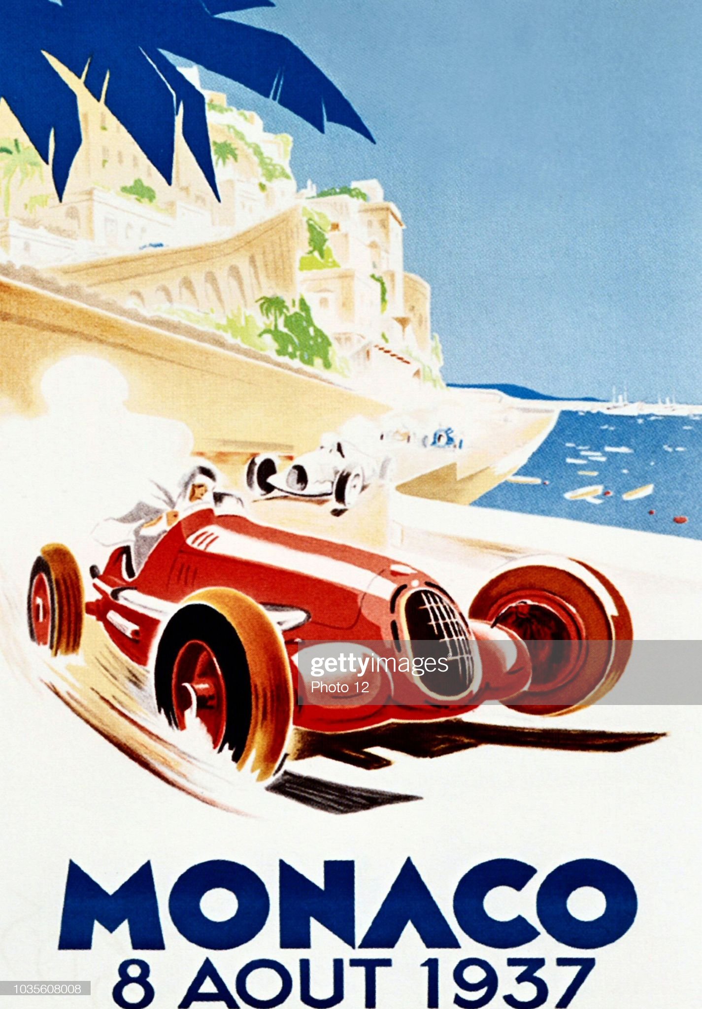 Poster of the 1937 Monaco Grand Prix.