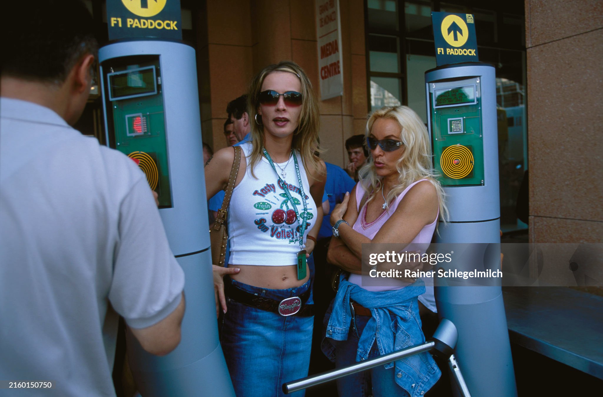 Cora Brinkmann, girlfriend of Ralf Schumacher, during the Monaco Grand Prix on May 27, 2001 in Monte Carlo, Monaco. 