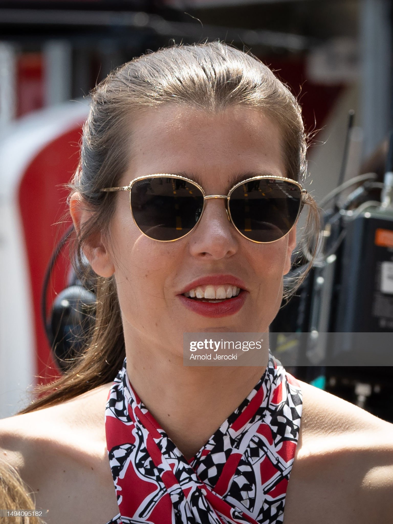 Charlotte Casiraghi attends the F1 Grand Prix of Monaco at Circuit de Monaco on May 28, 2023 in Monte-Carlo, Monaco.