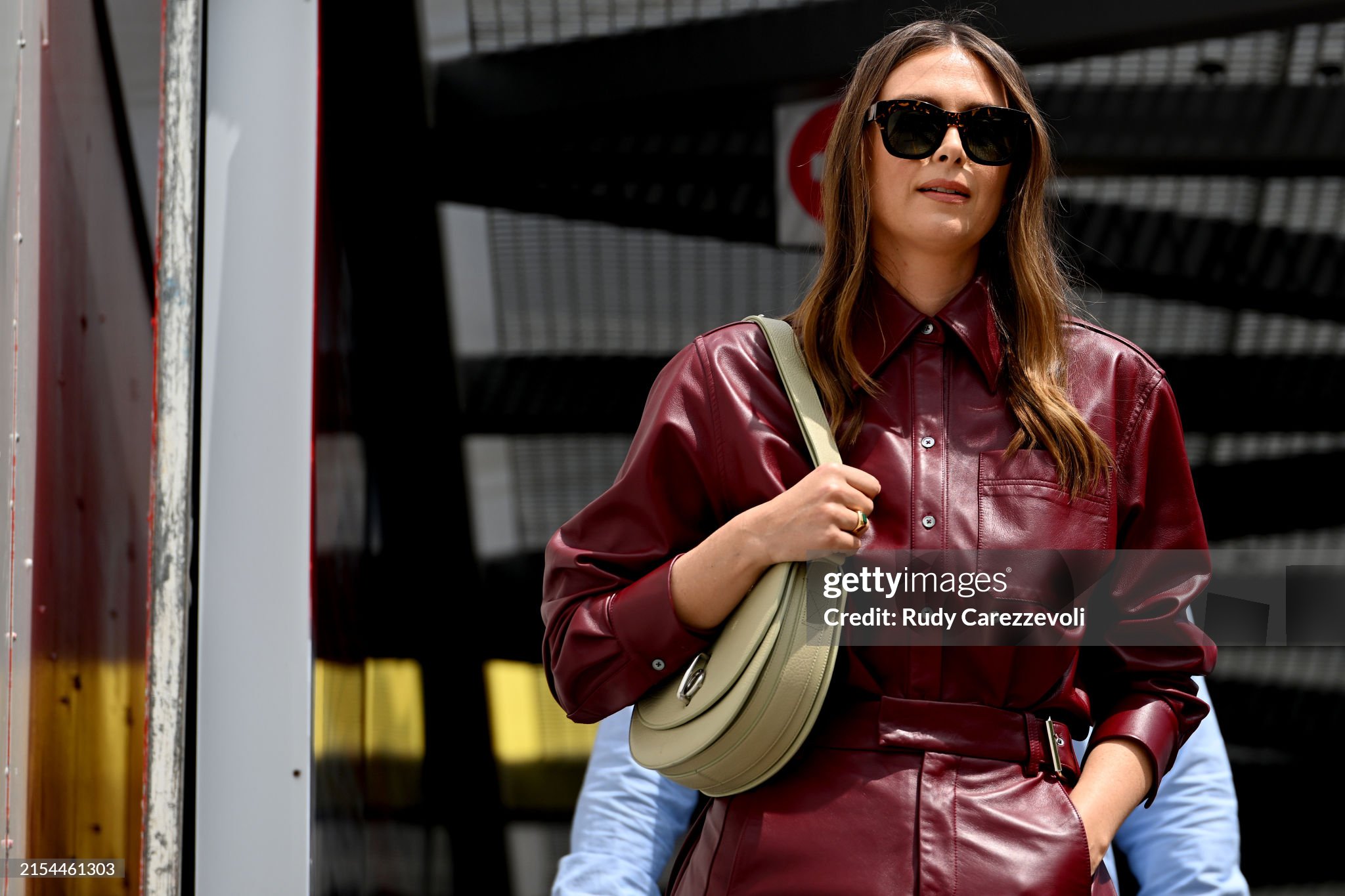 Maria Sharapova walks in the pitlane prior to practice ahead of the F1 Grand Prix of Monaco at Circuit de Monaco on May 24, 2024 in Monte-Carlo, Monaco. 