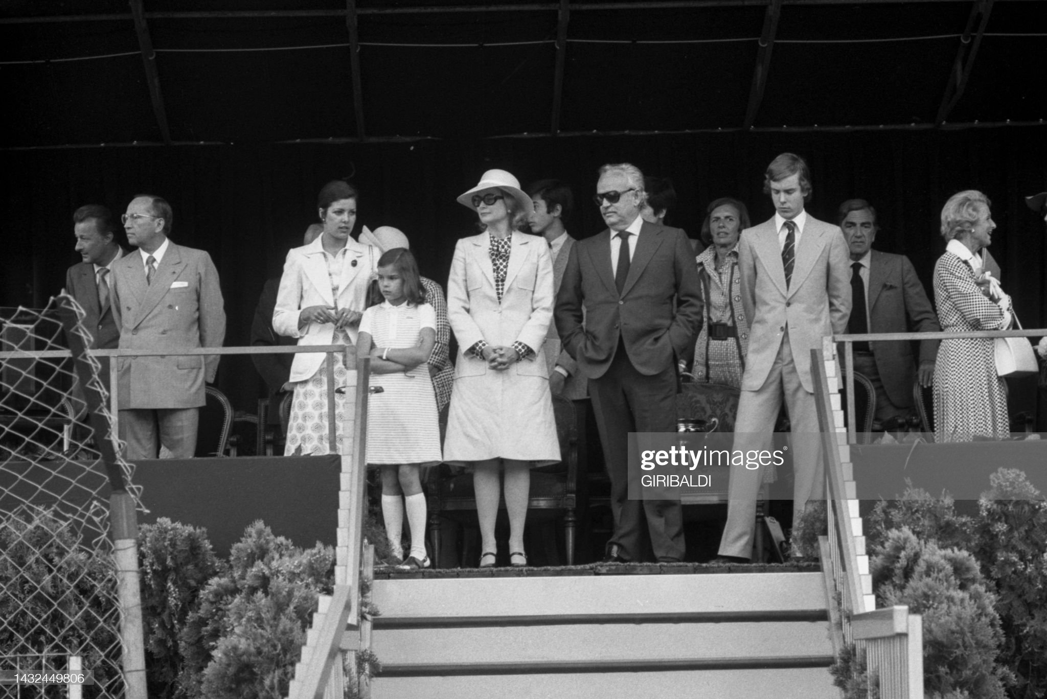 The royal family at the 1974 Monaco Grand Prix. 