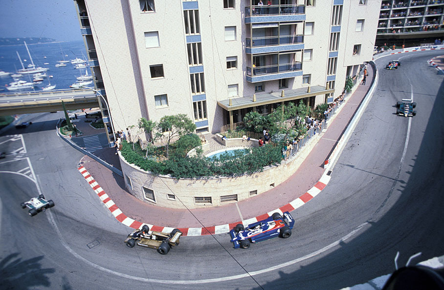 Arrows and other cars at Monaco in 1979.