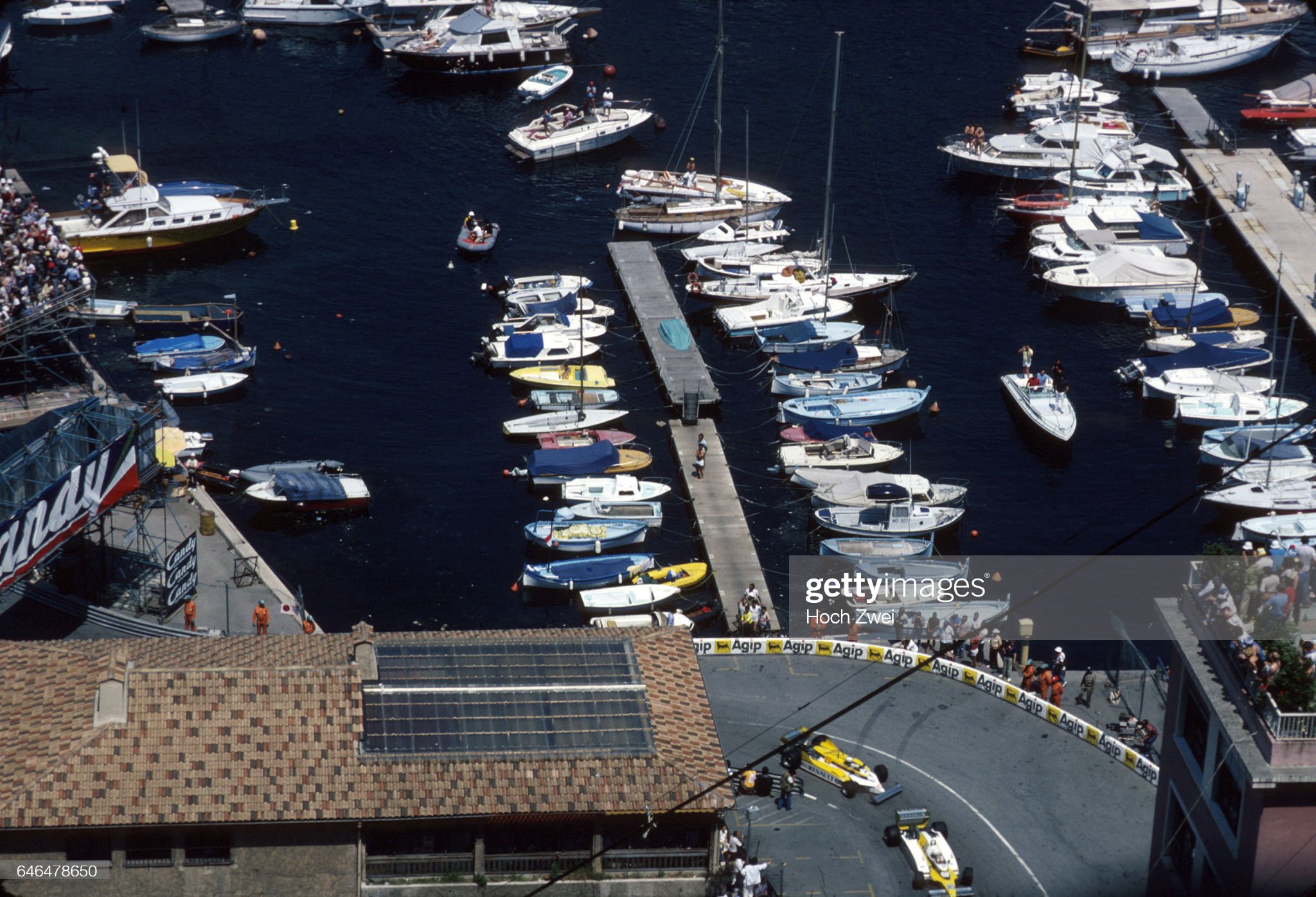 Formula 1, Monaco Grand Prix, Monte Carlo, 31.05.1981. Rene Arnoux, Renault and Alain Prost, Renault. 
