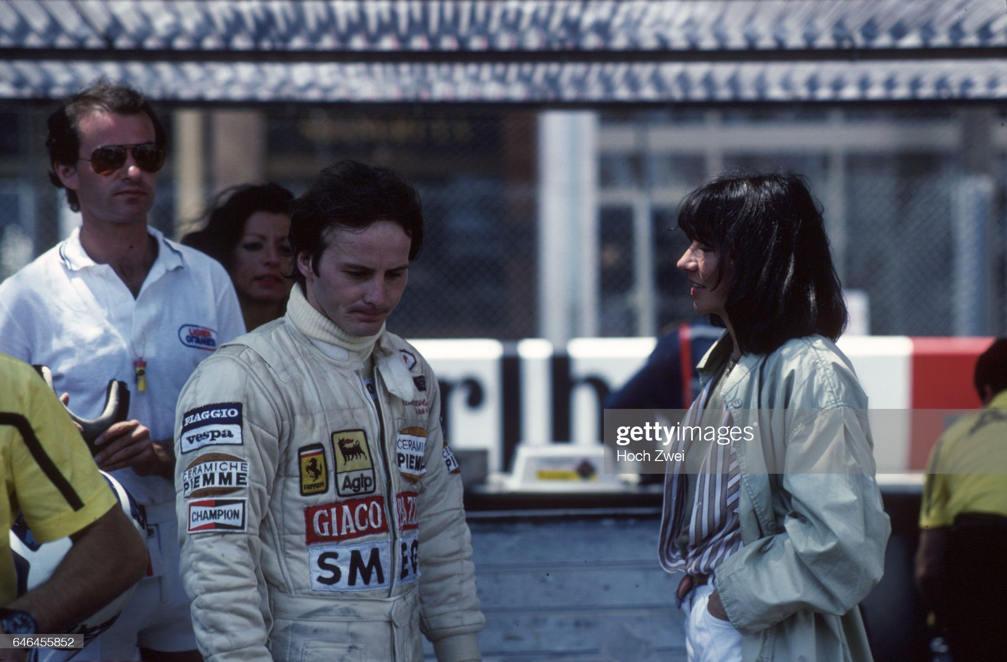 Monaco Grand Prix, Monte Carlo, 31.05.1981. Gilles and Joanne Villeneuve. 