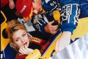 Kim Wilde and Nigel Mansell in 1992.