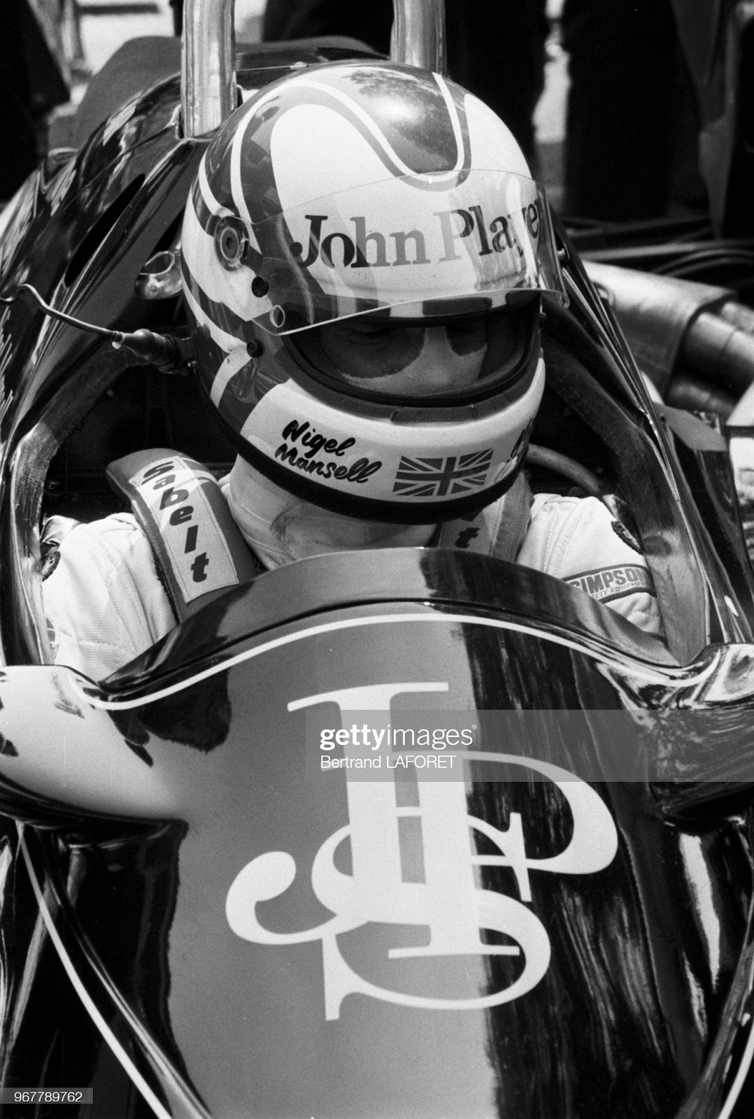 Nigel Mansell at the 1982 Monaco Grand Prix. 