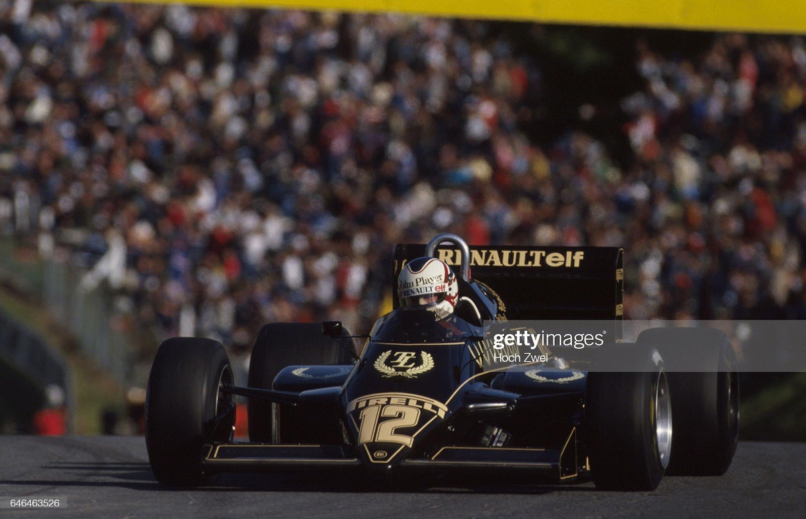 F1 Grand Prix Europa 1983, Brands Hatch, 25.09.1983. Nigel Mansell, Lotus-Renault 94T.
