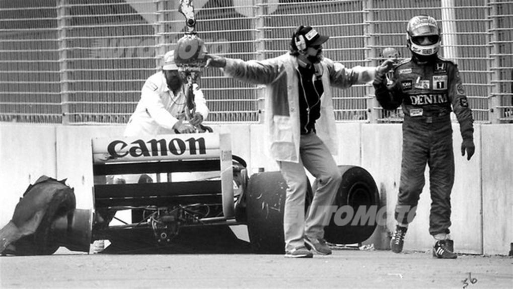 Nigel Mansell at the 1986 Australian Grand Prix.