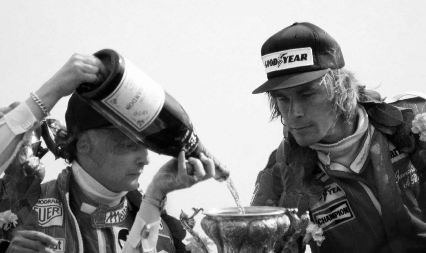 Picture of Niki Lauda and James Hunt