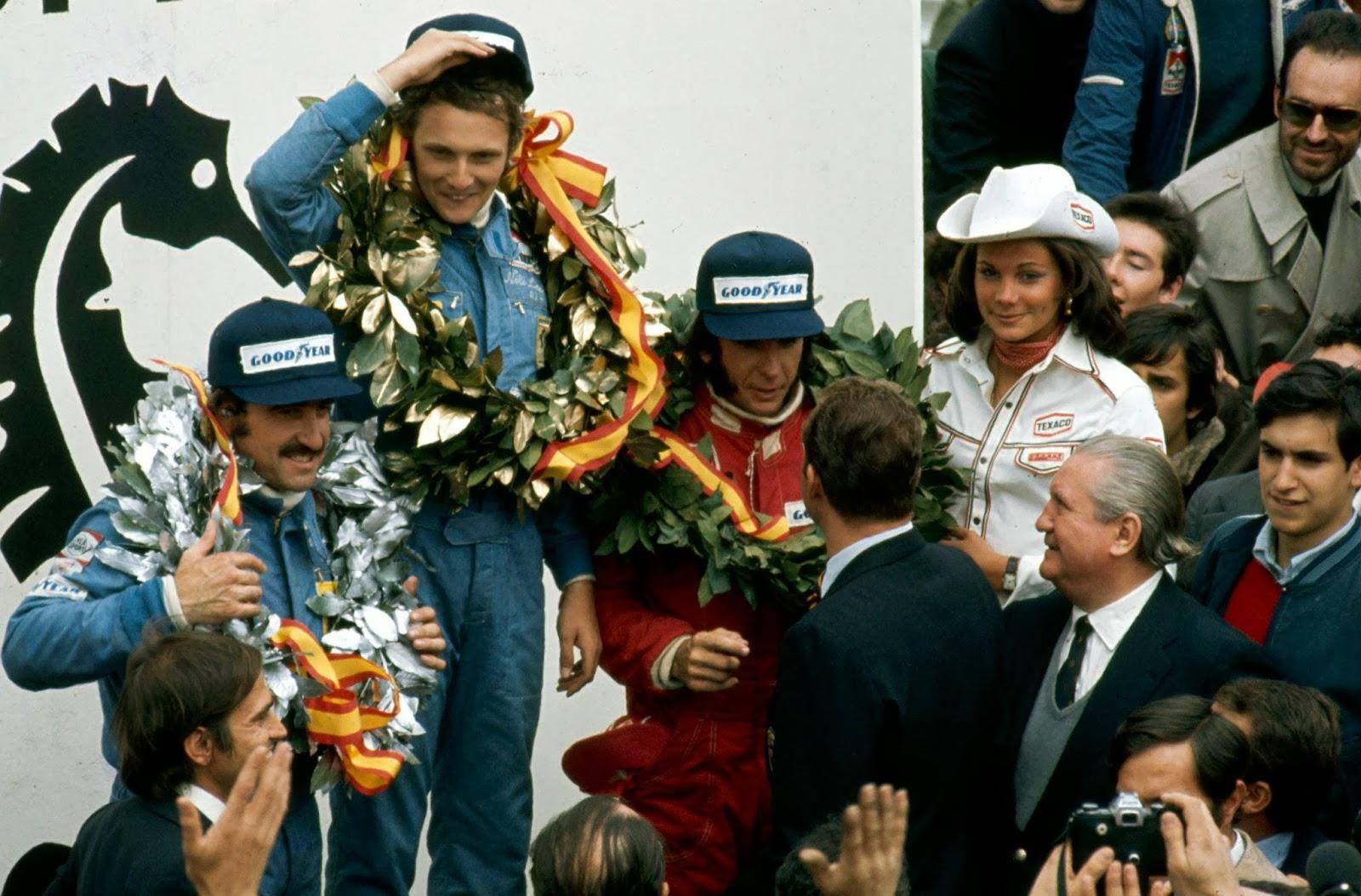 Niki Lauda on podium
