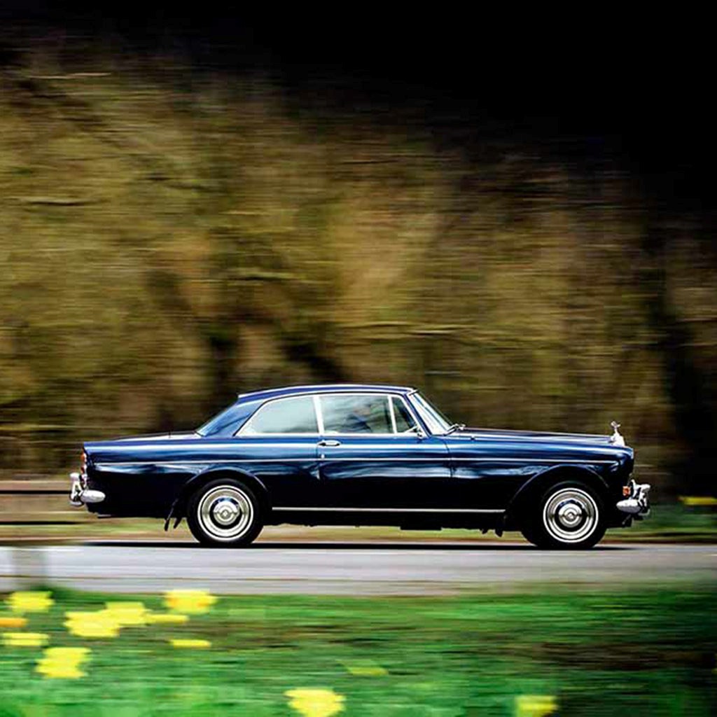 The majestic Rolls Royce Silver Cloud III Coupe by Mulliner Park Ward.