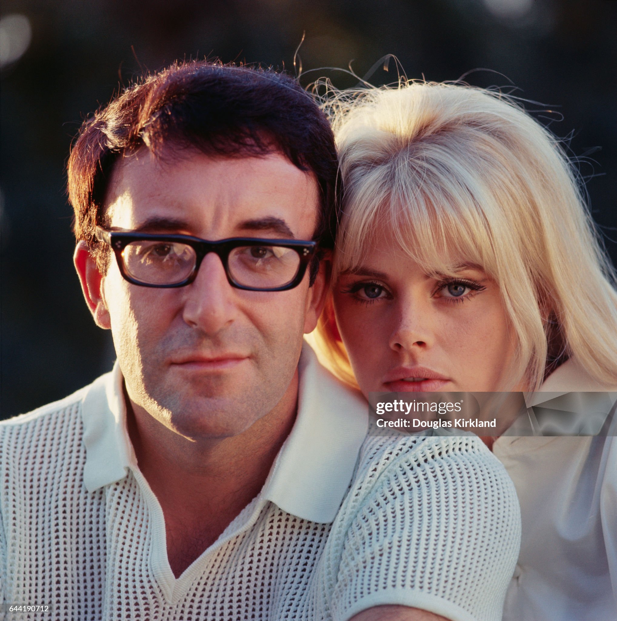 Peter Sellers and his second wife, Britt Ekland, in 1964.