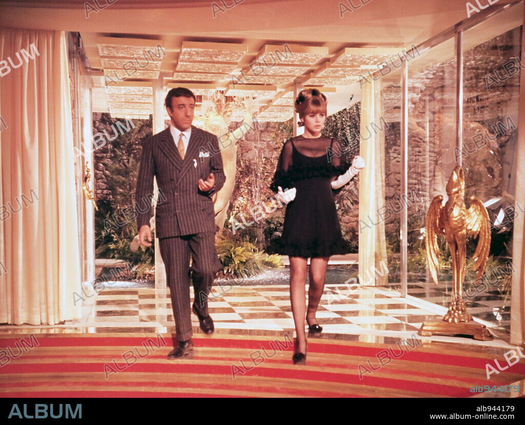 Peter Sellers and Britt Ekland in The Bobo in 1967.