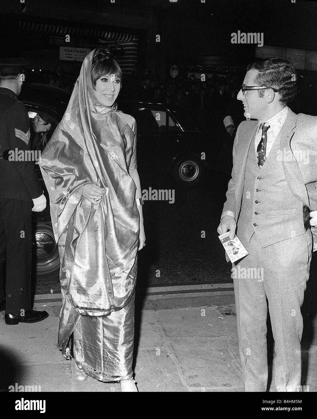 The singer Anita Harris and Peter Sellers in October 1967.