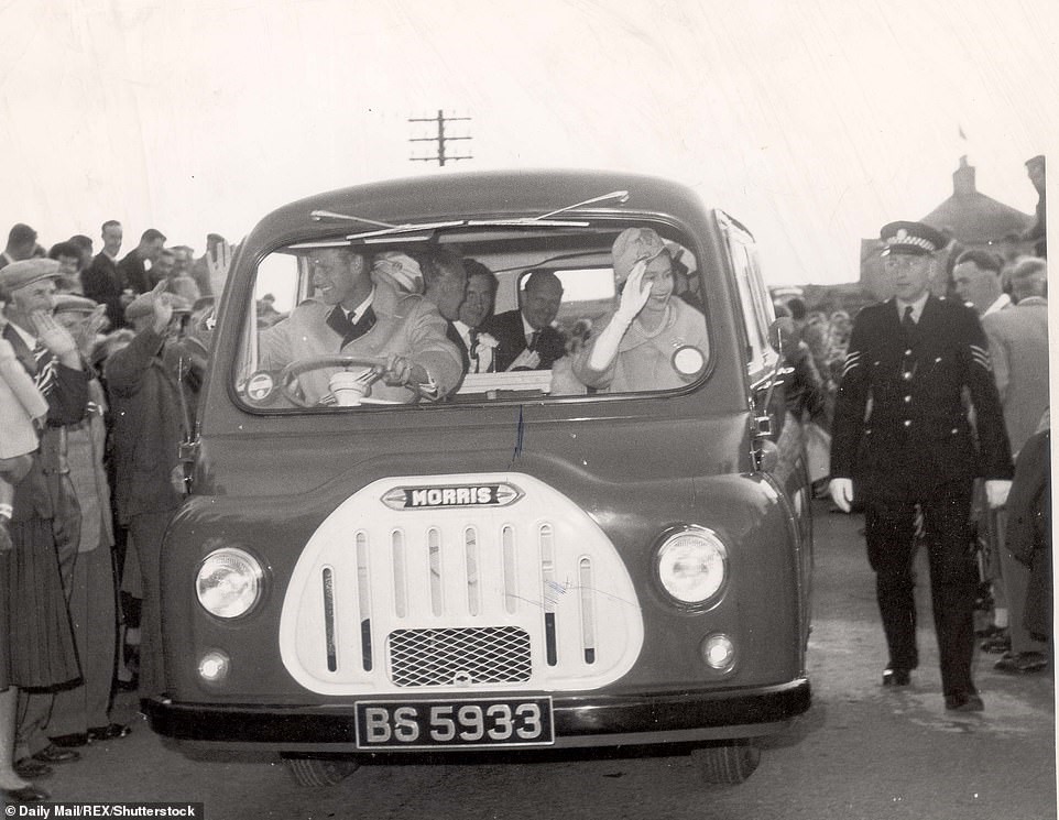 10 August 1960: during the Royal tour of the Shetland Isles, Prince Philip drove the Queen around in a Morris van which was used as a school bus.