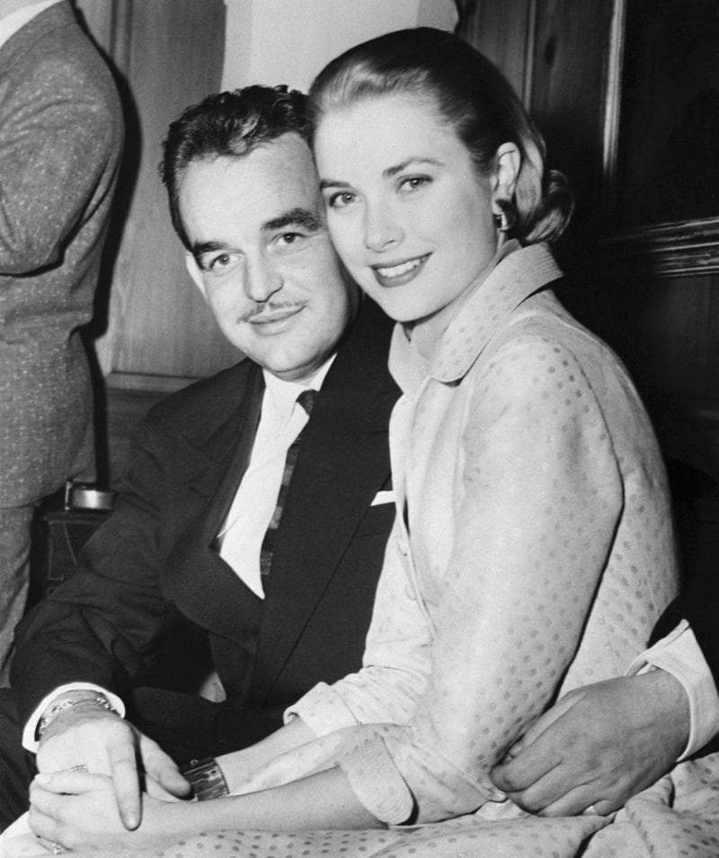 Prince Rainier III of Monaco and Grace Kelly.