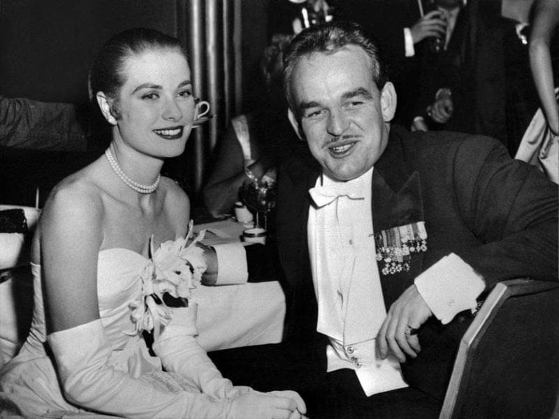 Prince Rainier III of Monaco and Grace Kelly.