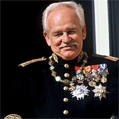 An old Prince Rainier III of Monaco.