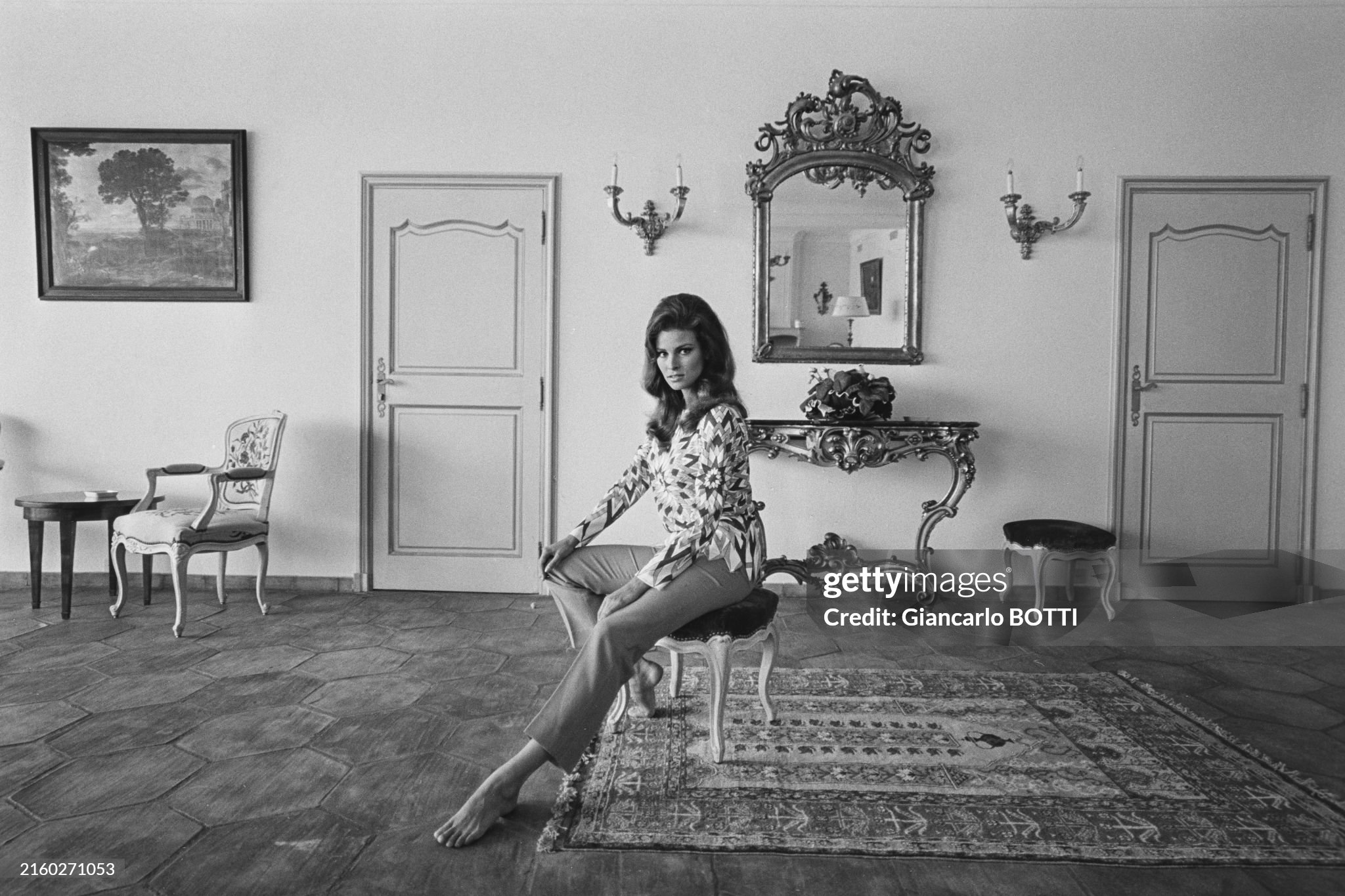 American actress Raquel Welch in France in February 1976. 