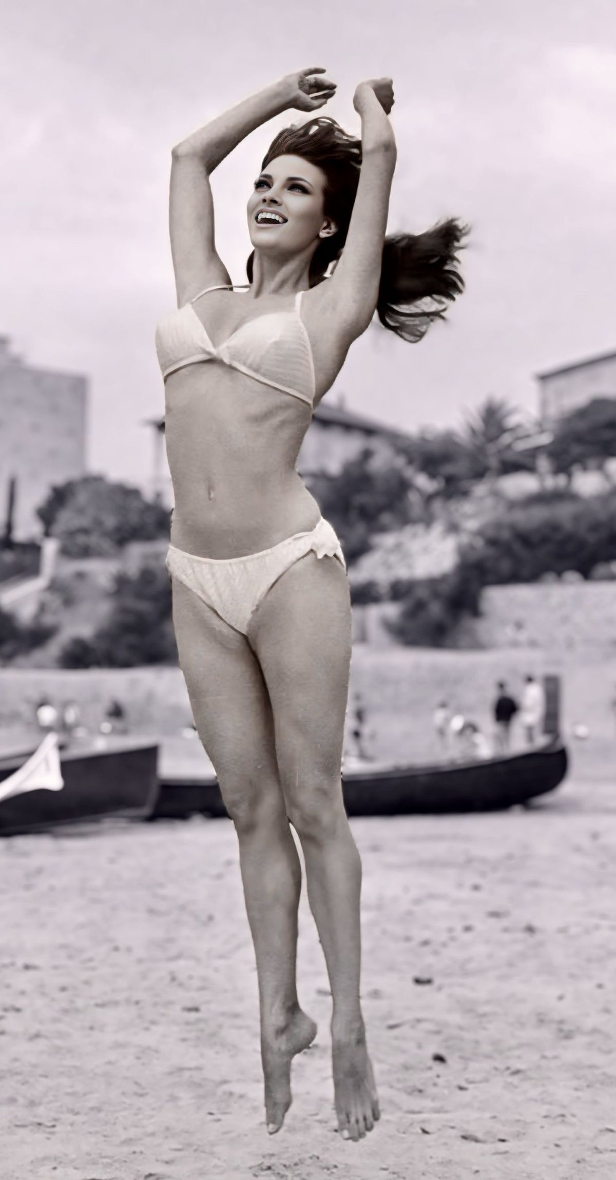 Raquel Welch in a bikini.