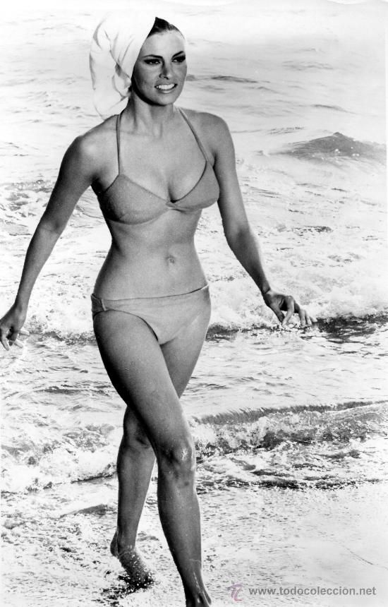 Raquel Welch in a bikini.