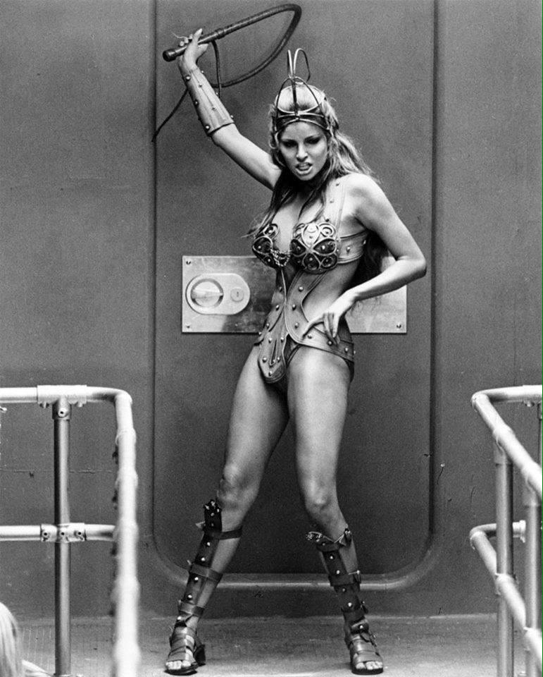 Raquel Welch portrayed a provocative dominatrix in the film ‘The magic Christian’ in 1969.