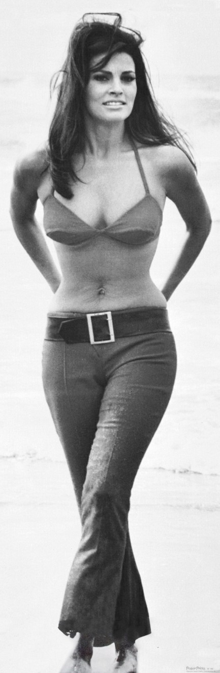 Another classic poster from the late 60's early 70's. Raquel Welch had the perfect hourglass figure.