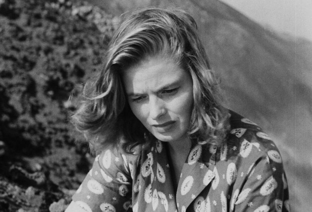 Ingrid Bergman on the set of “Stromboli, terra di Dio”.