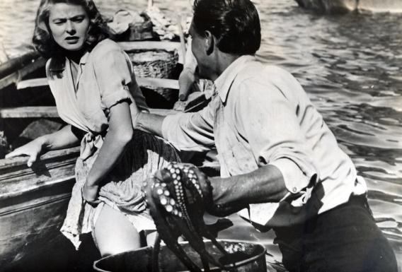 Ingrid Bergman in Stromboli.