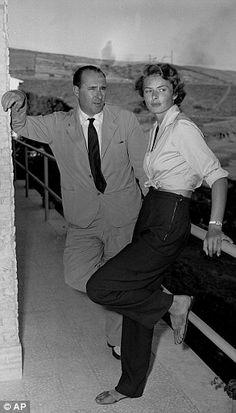 Roberto Rossellini with Ingrid Bergman.