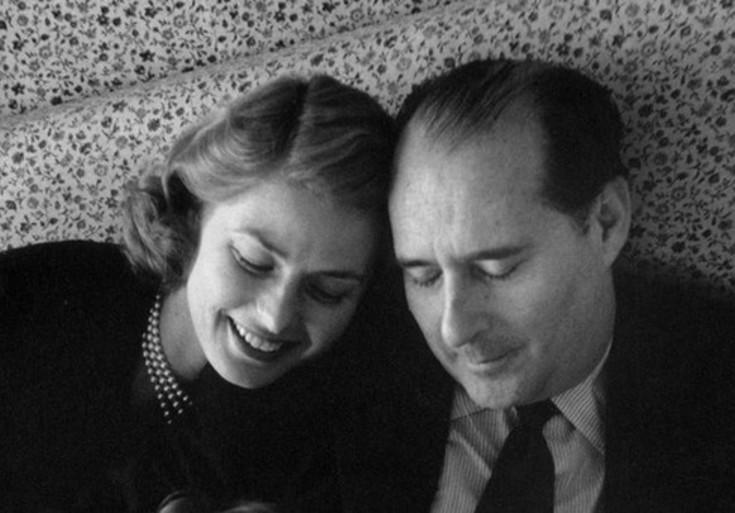 Ingrid Bergman and Roberto Rossellini.
