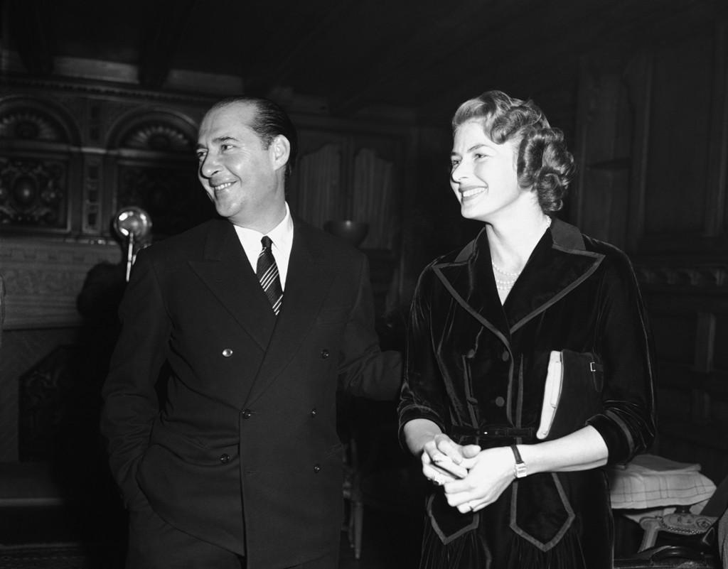 Roberto Rossellini and Ingrid Bergman.