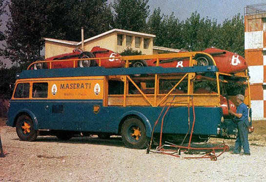 This 1957 Ferrari Transporter is a sight to behold. 