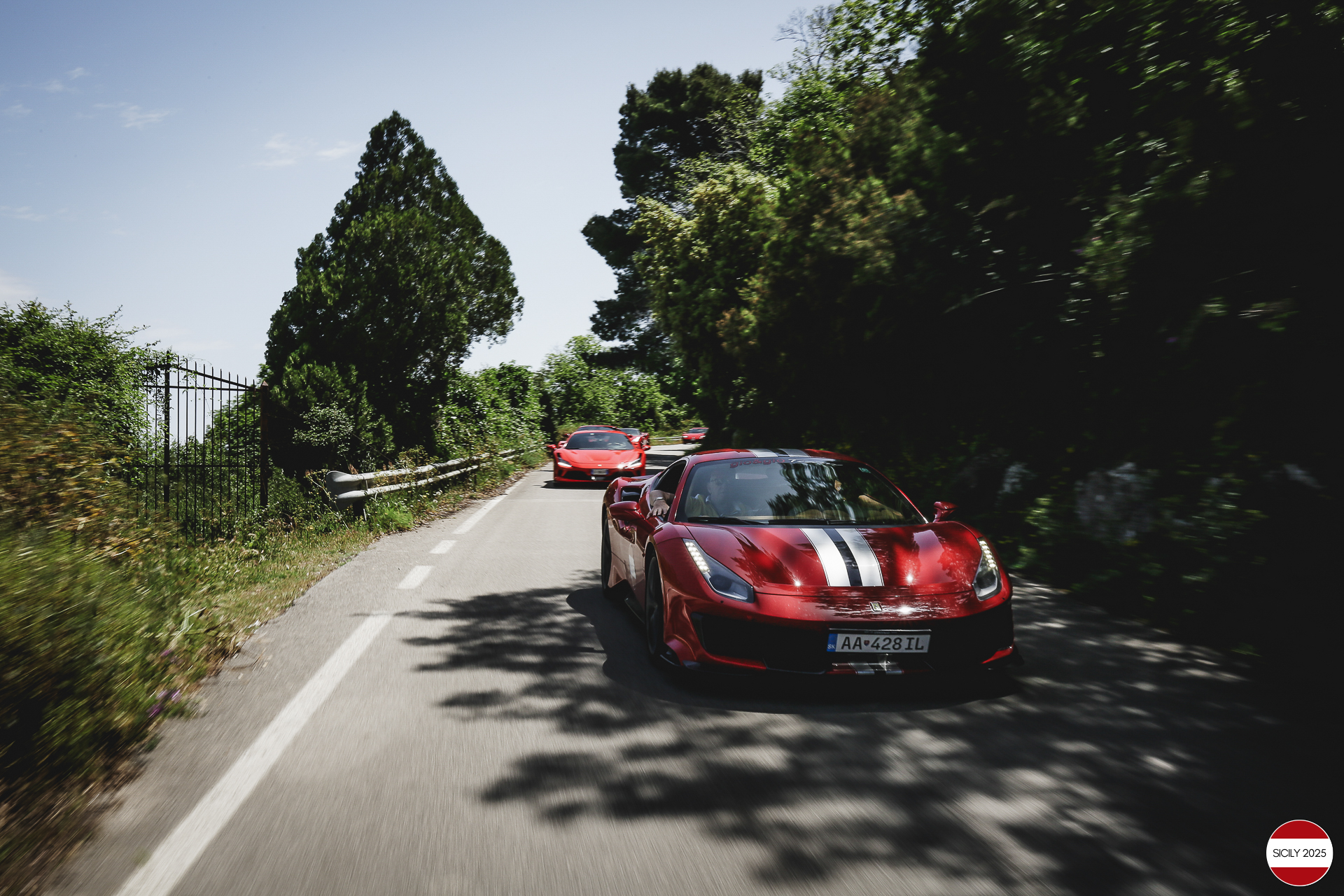 Driving towards Cefalu’. 