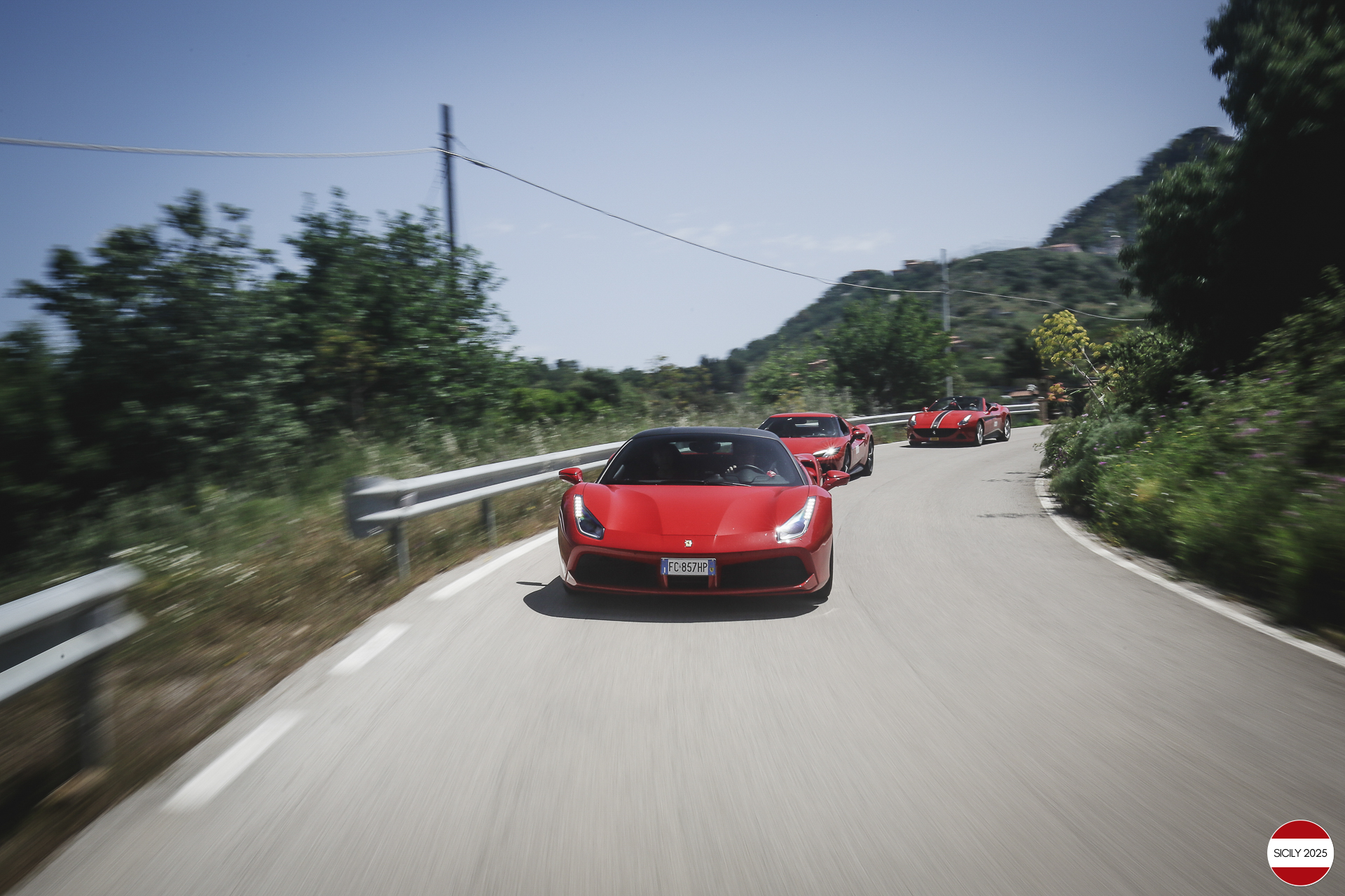 Driving towards Cefalu’. 