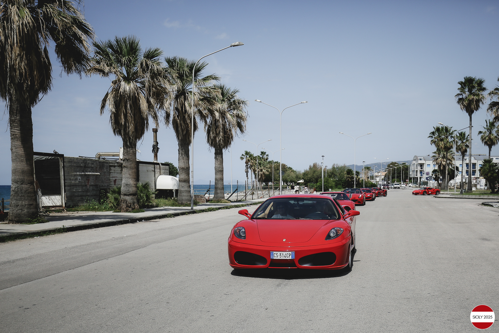 Driving towards Sant'Agata di Militello. 