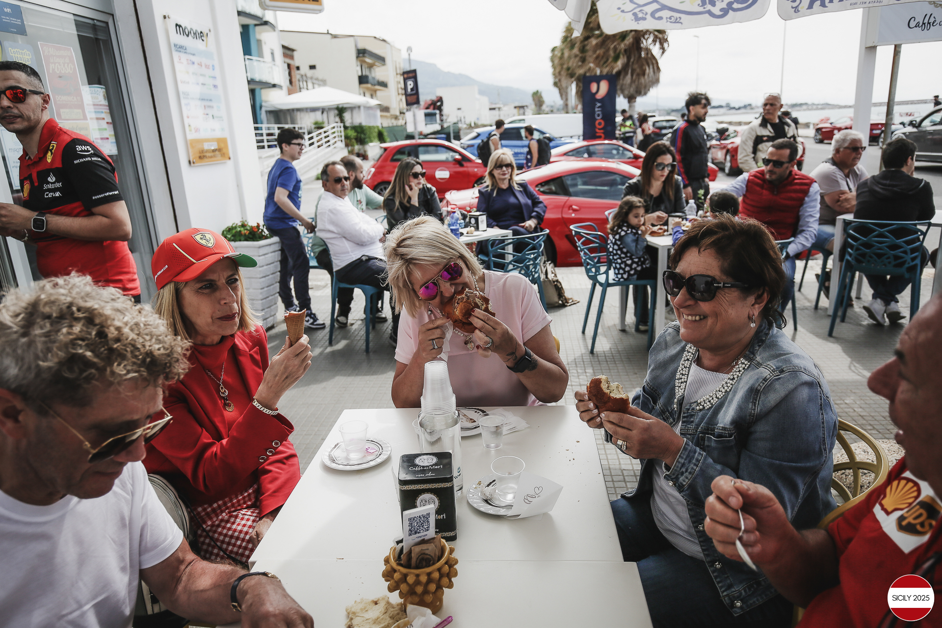 Ice cream stop in Sant'Agata di Militello. 