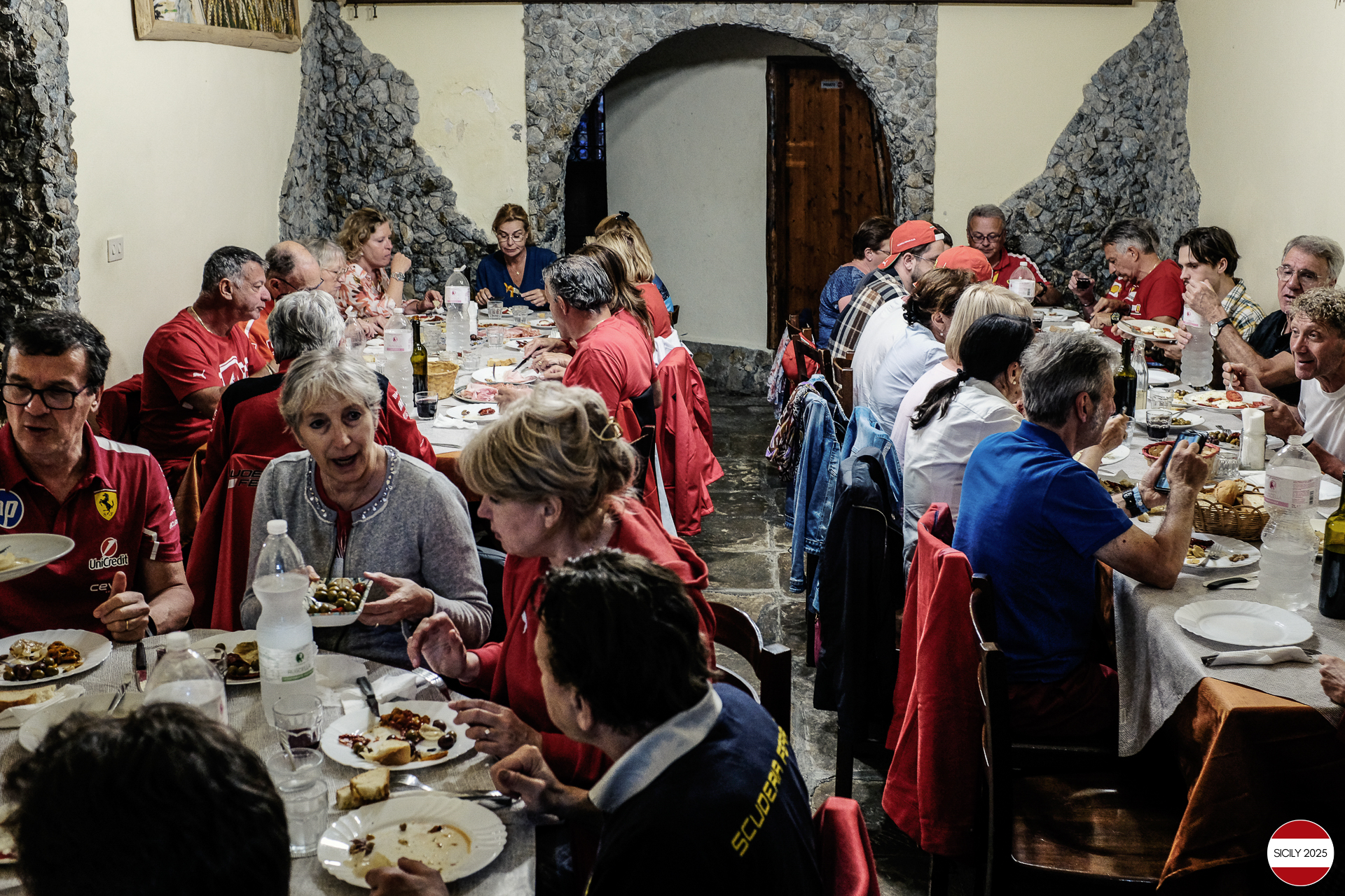 Dinner in Tindari. 