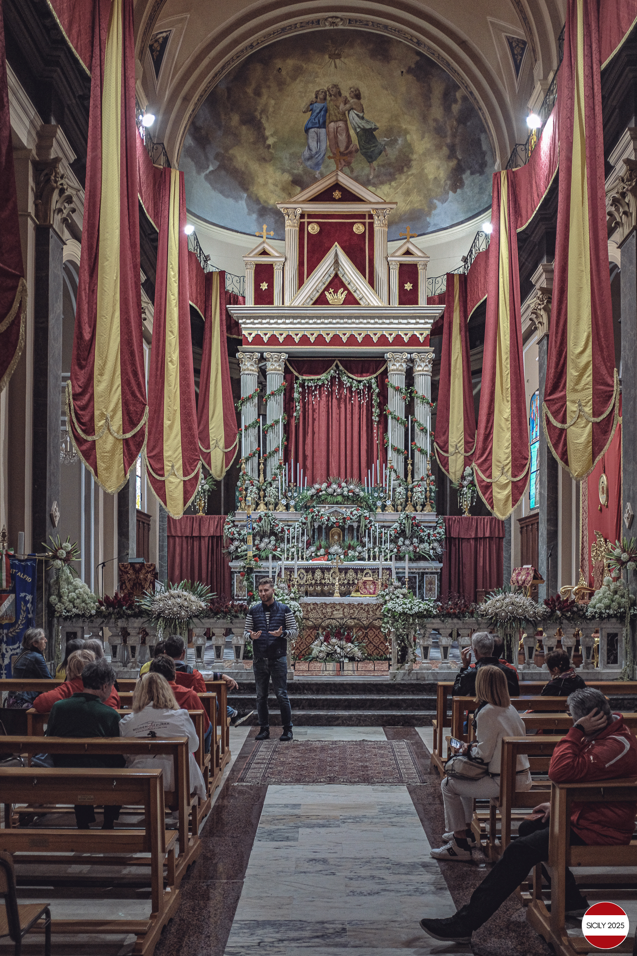 Stop at Sant’Alfio. 