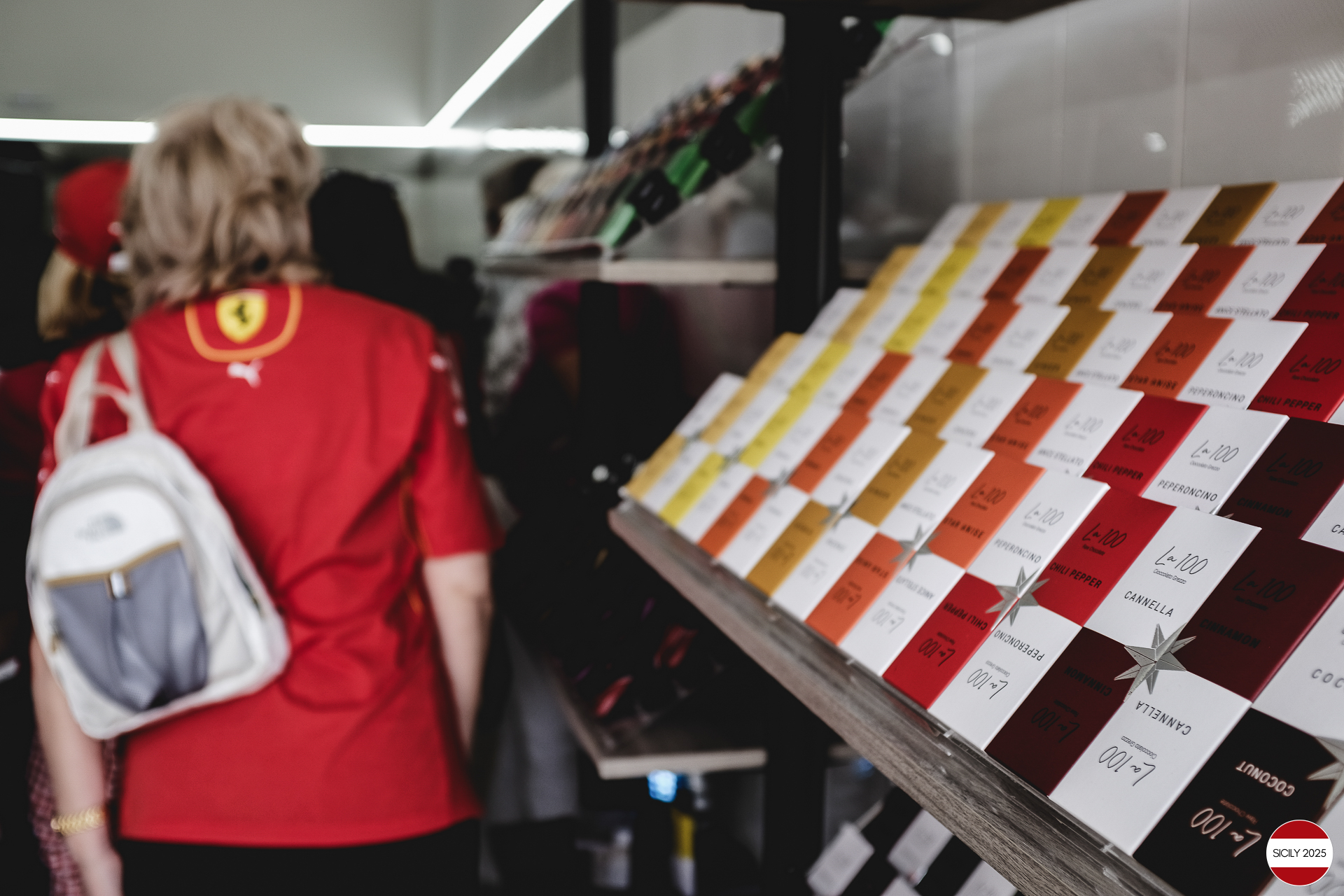 Visit to a chocolate factory in Modica. 