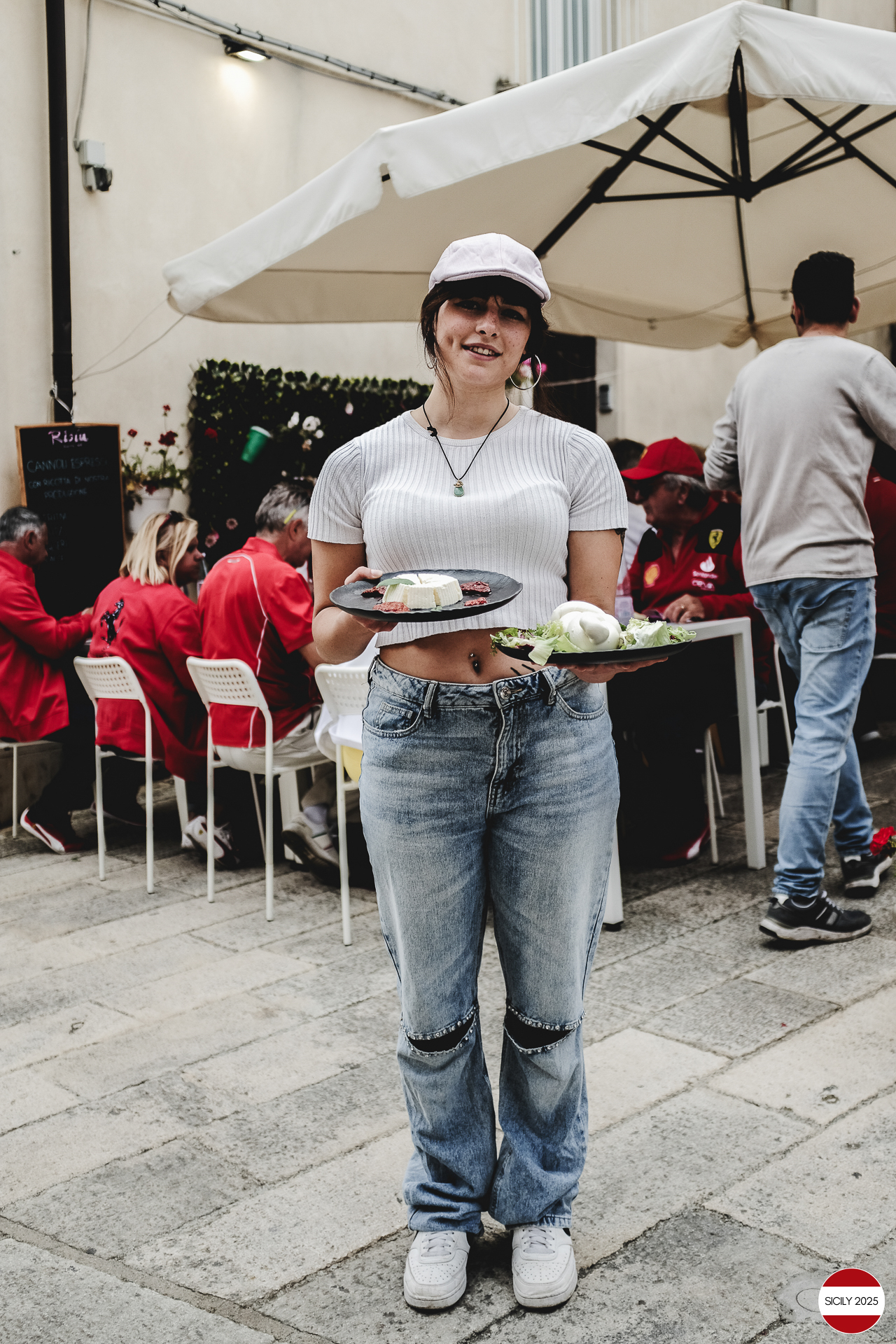 Lunch in Ragusa. 